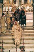 Sir Lawrence Alma-Tadema,OM.RA,RWS The Triumph of Titus by Lawrence Alma-Tadema oil painting picture wholesale